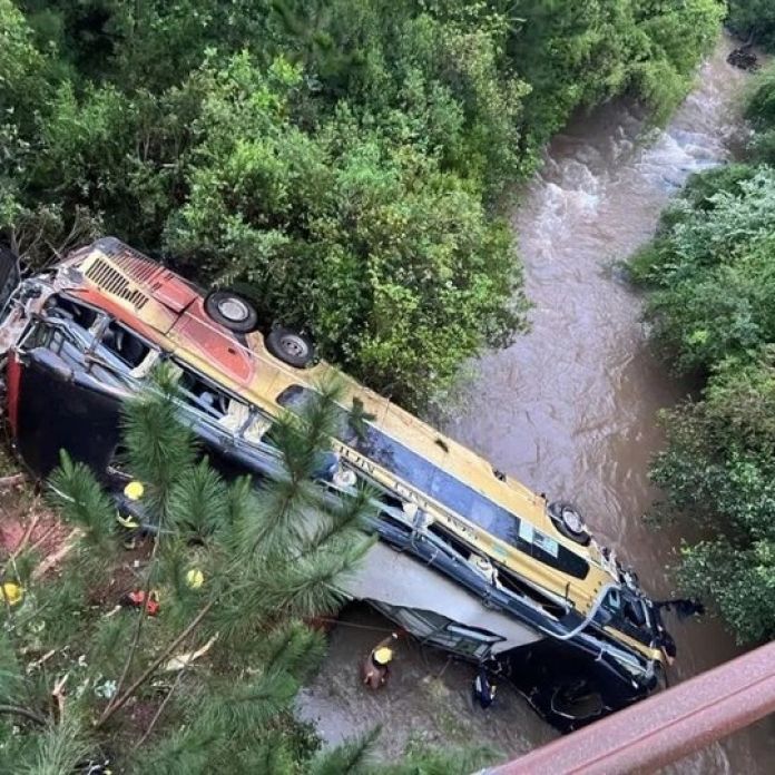 At least nine dead, 30 injured as coach plunges off bridge in Misiones road crash
