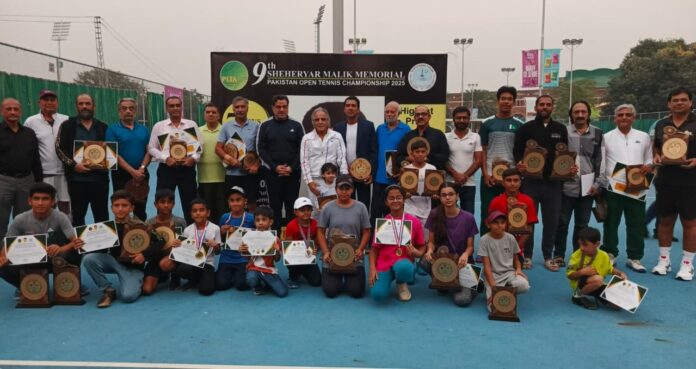 Muzamil clinches men’s singles title at Sheheryar Malik Memorial Tennis