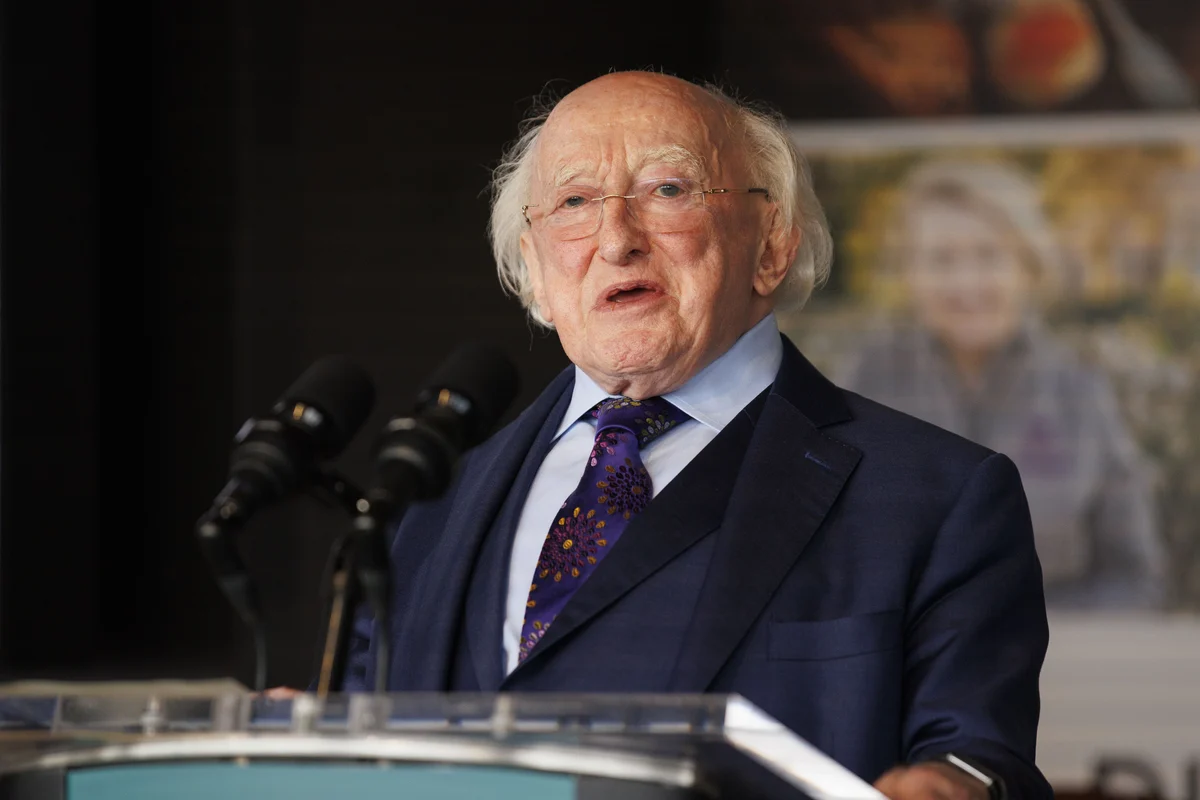 Michael D Higgins returns to Aras after two nights in hospital