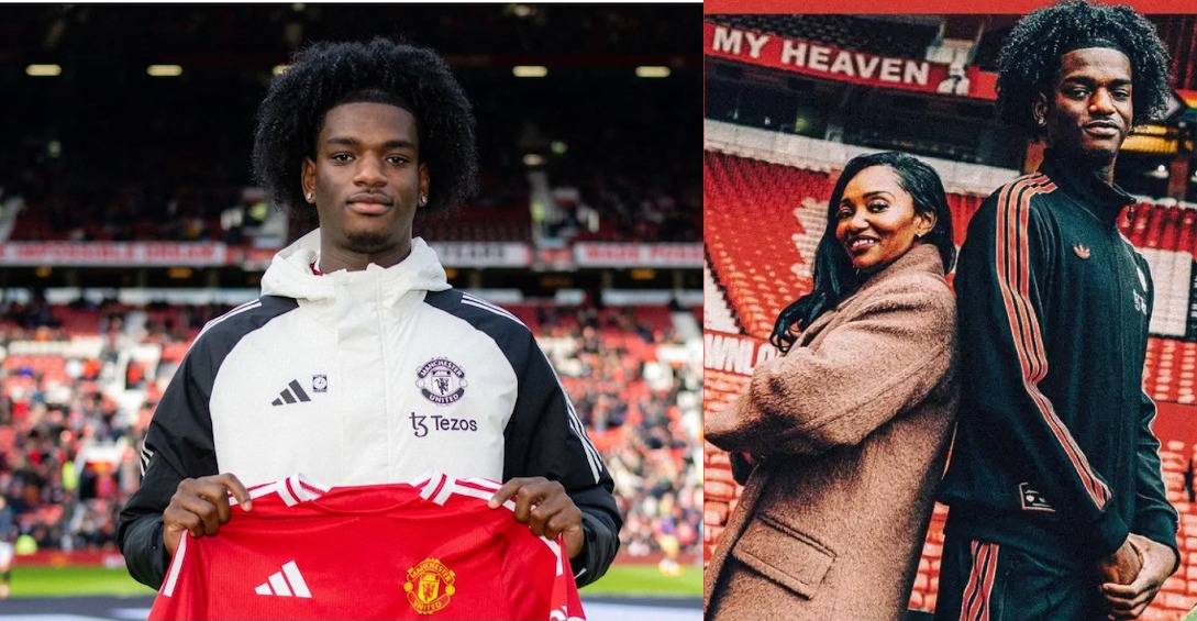 Ghanaian Lisa Heaven, mother and agent of Manchester United’s Ayden Heaven