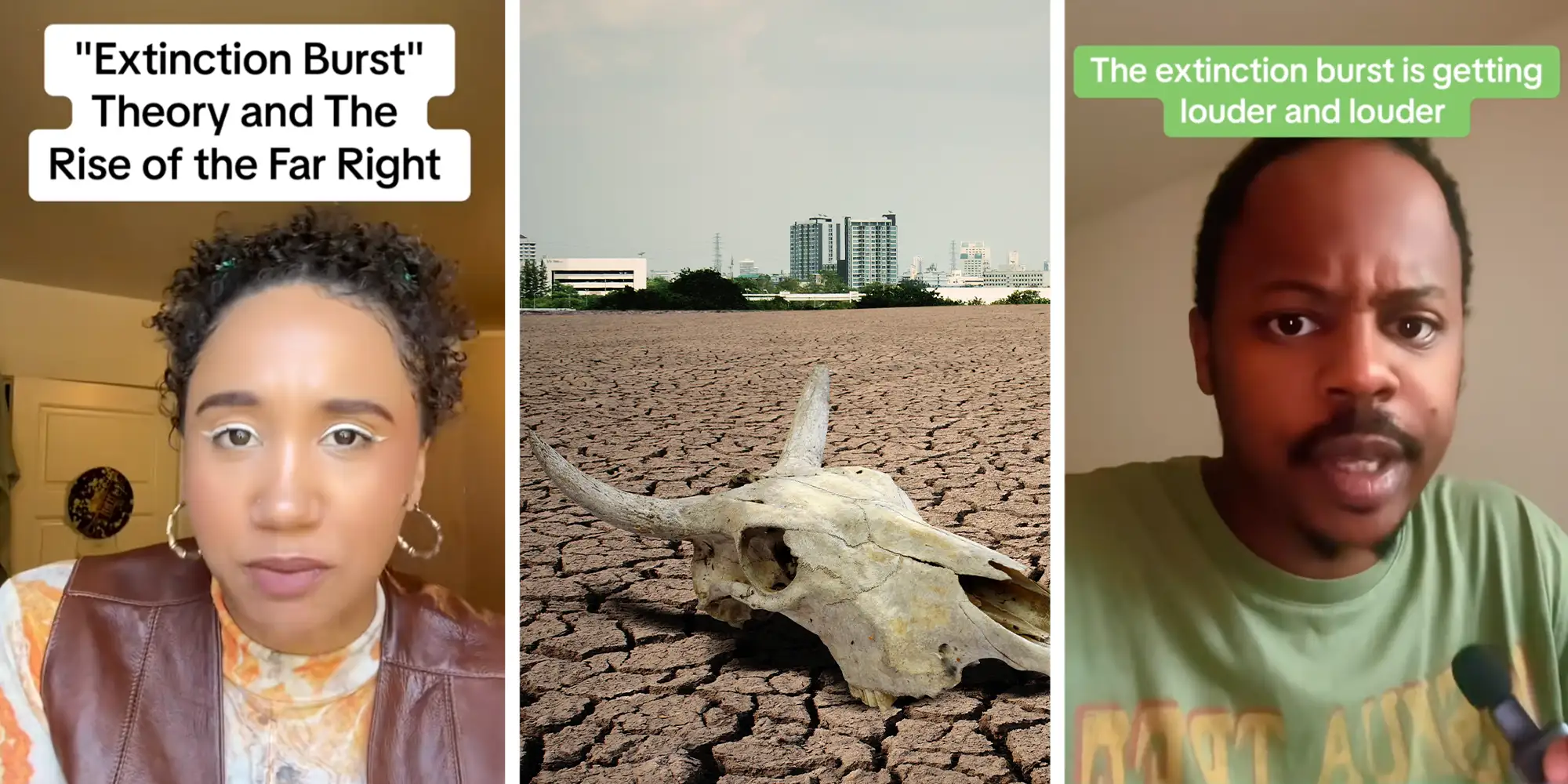 “They know”: Left-wing TikTok adapts the “extinction burst” theory to explain right-wing male behavior