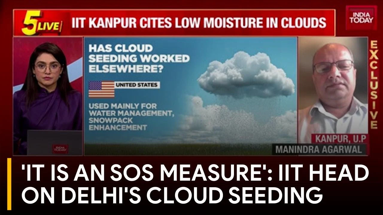 Delhi's Rain Experiment Paused: IIT Chief On 'Letdown' & What's Next