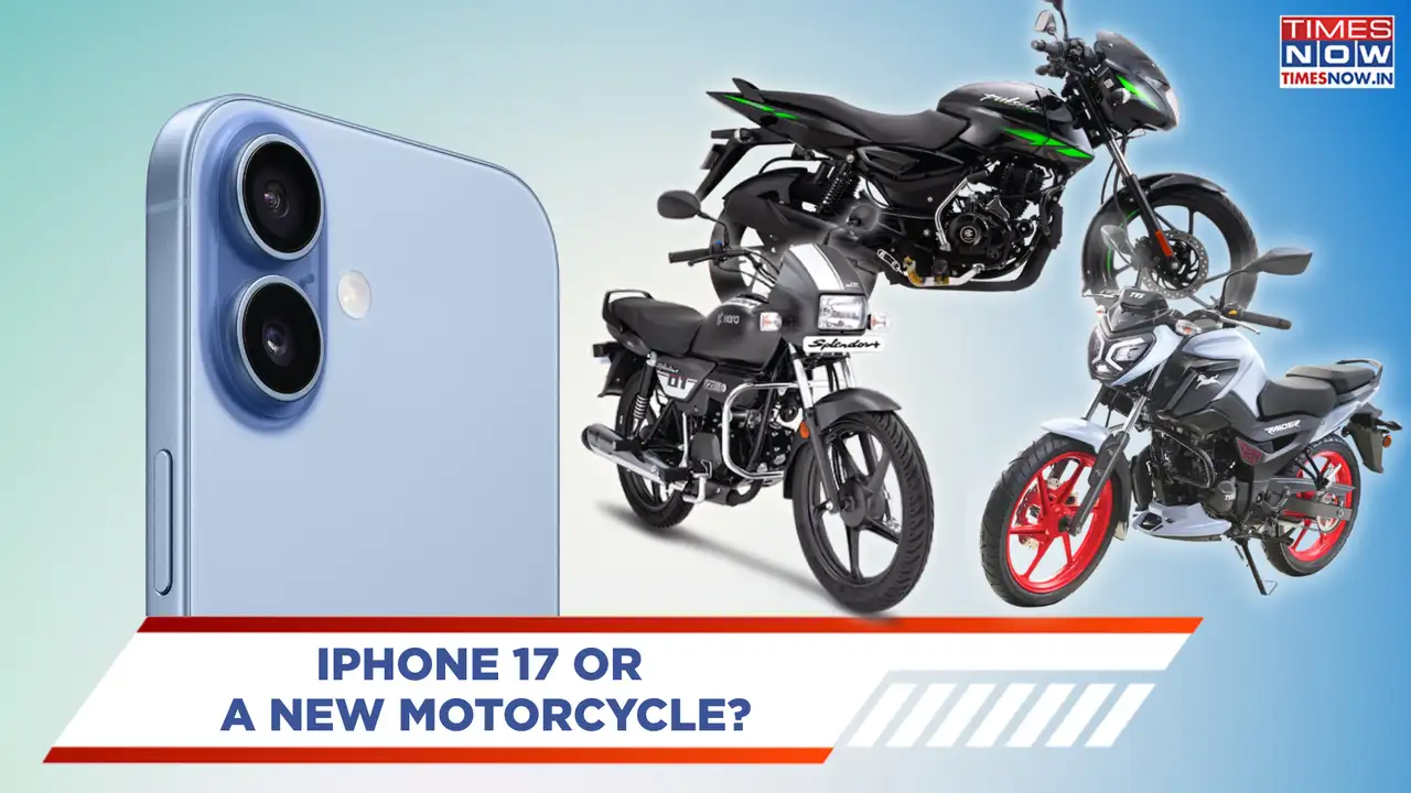 5 Motorcycles Cheaper Than A Base iPhone 17 - TVS Raider, Bajaj Pulsar 125 And More