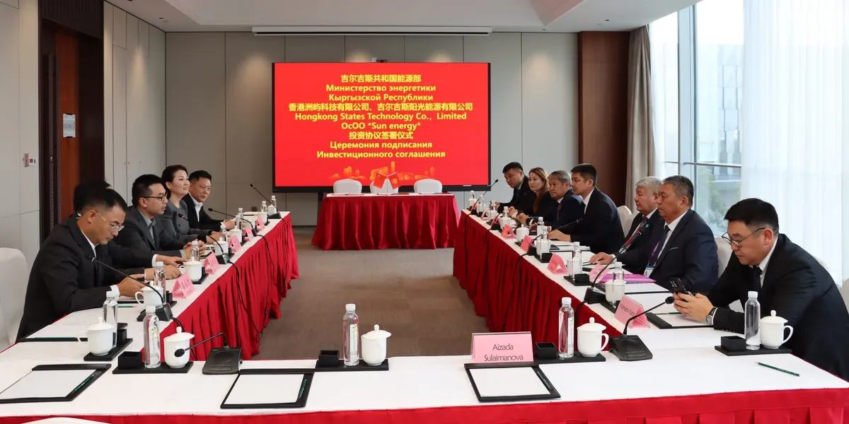 Kyrgyzstan and Chinese firms strike deal to power up new solar plant