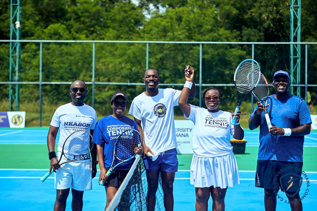 UG Vice Chancellor wins Tennis contest