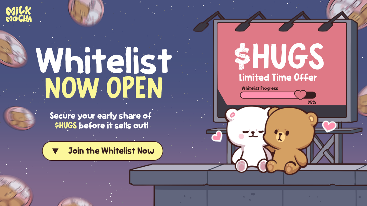 Miss the Milk Mocha ($HUGS) Whitelist and You’ll Regret It, This Crypto Presale Gets Brutal After Launch