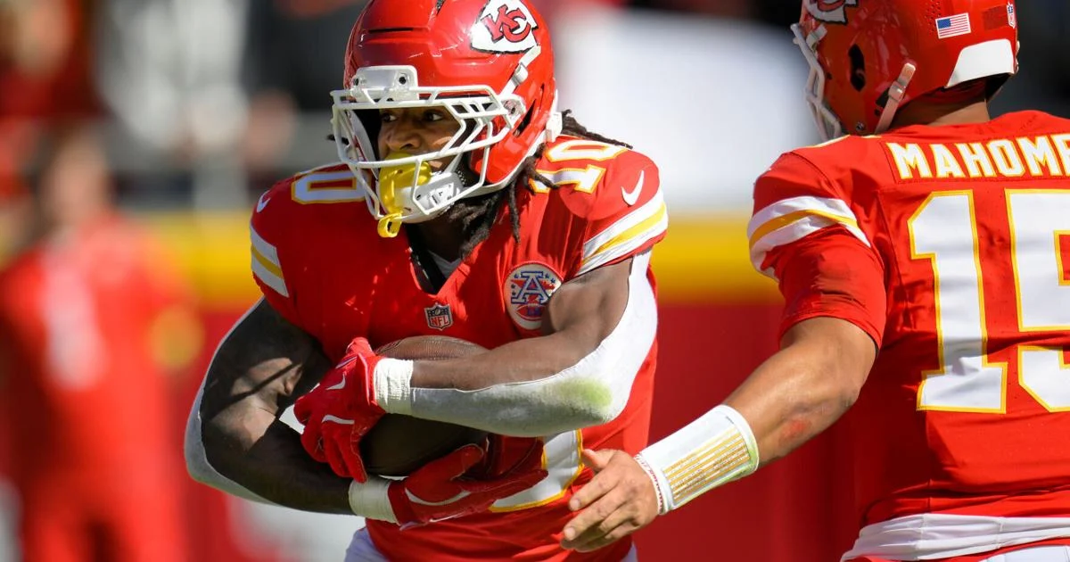 Vineland's Isiah Pacheco ruled out of Chiefs game Sunday