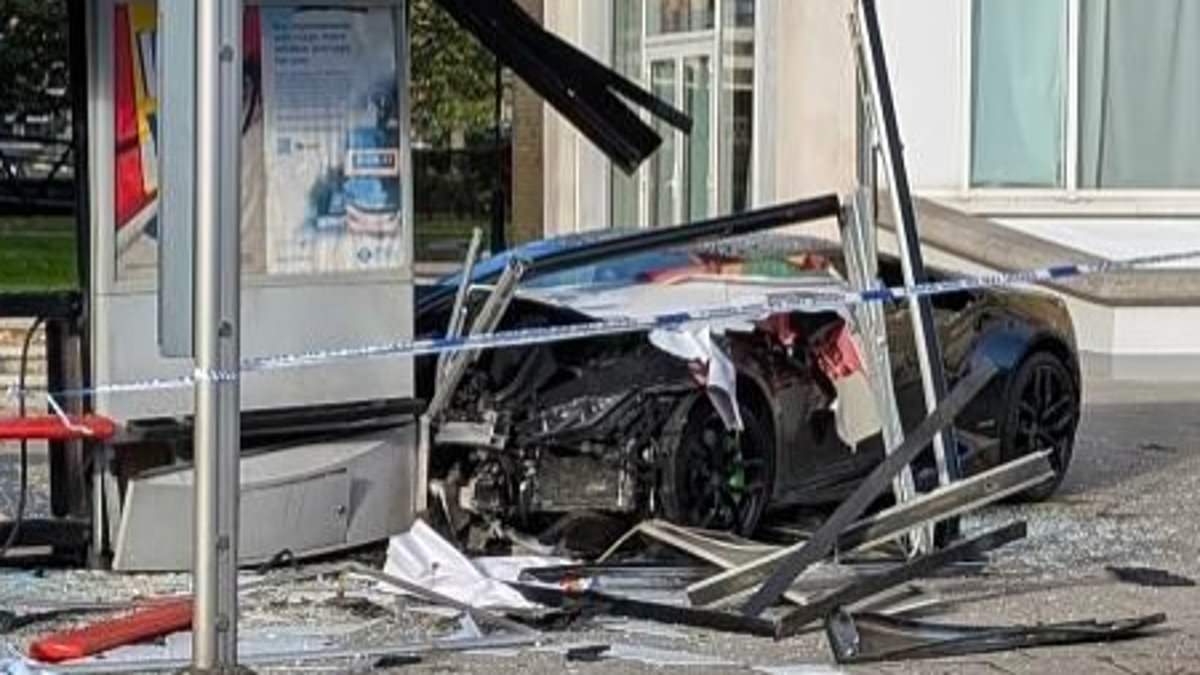 Two Lamborghini crashes cause tens of thousands of pounds of damage in London after separate smashes just days apart