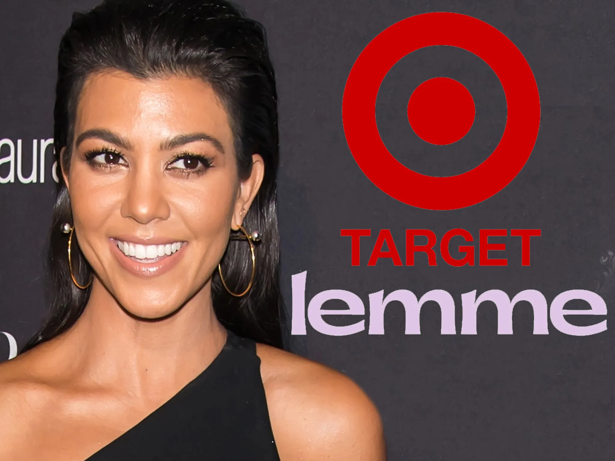 Kourtney Kardashian Films Christmas Shoot at Target