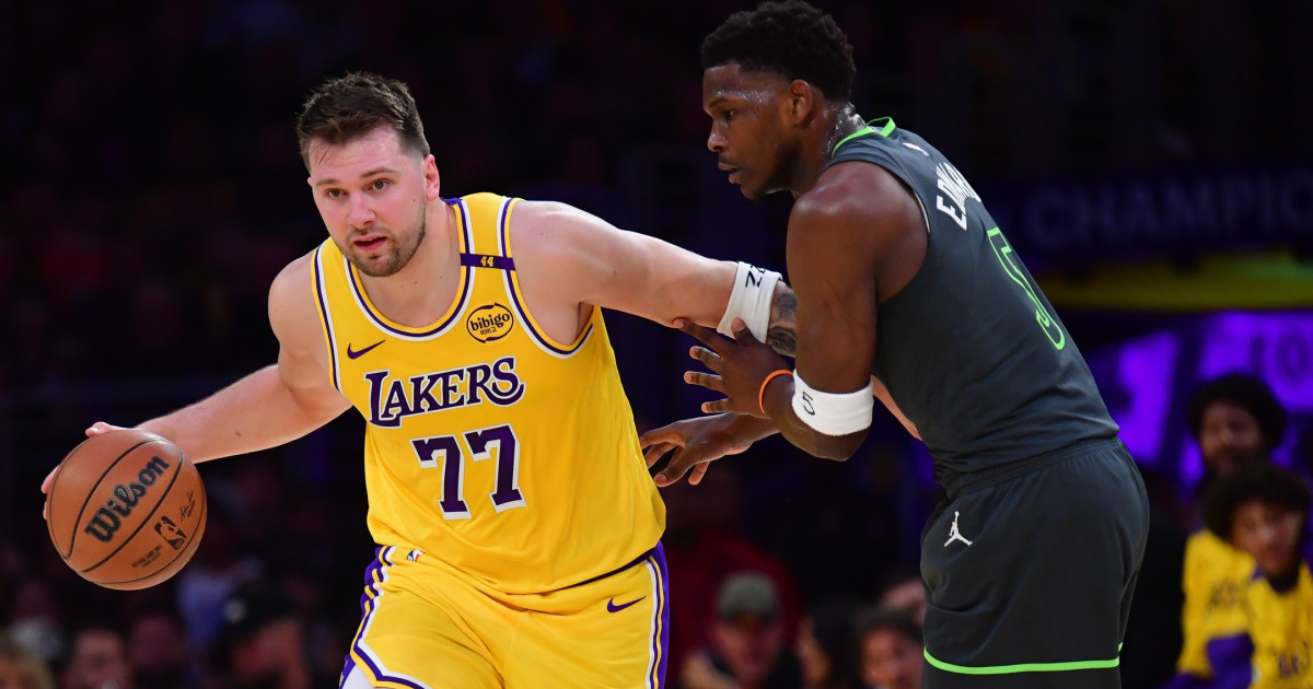 Final Injury Report for Lakers-Timberwolves, Will Luka Doncic, Anthony Edwards Play?