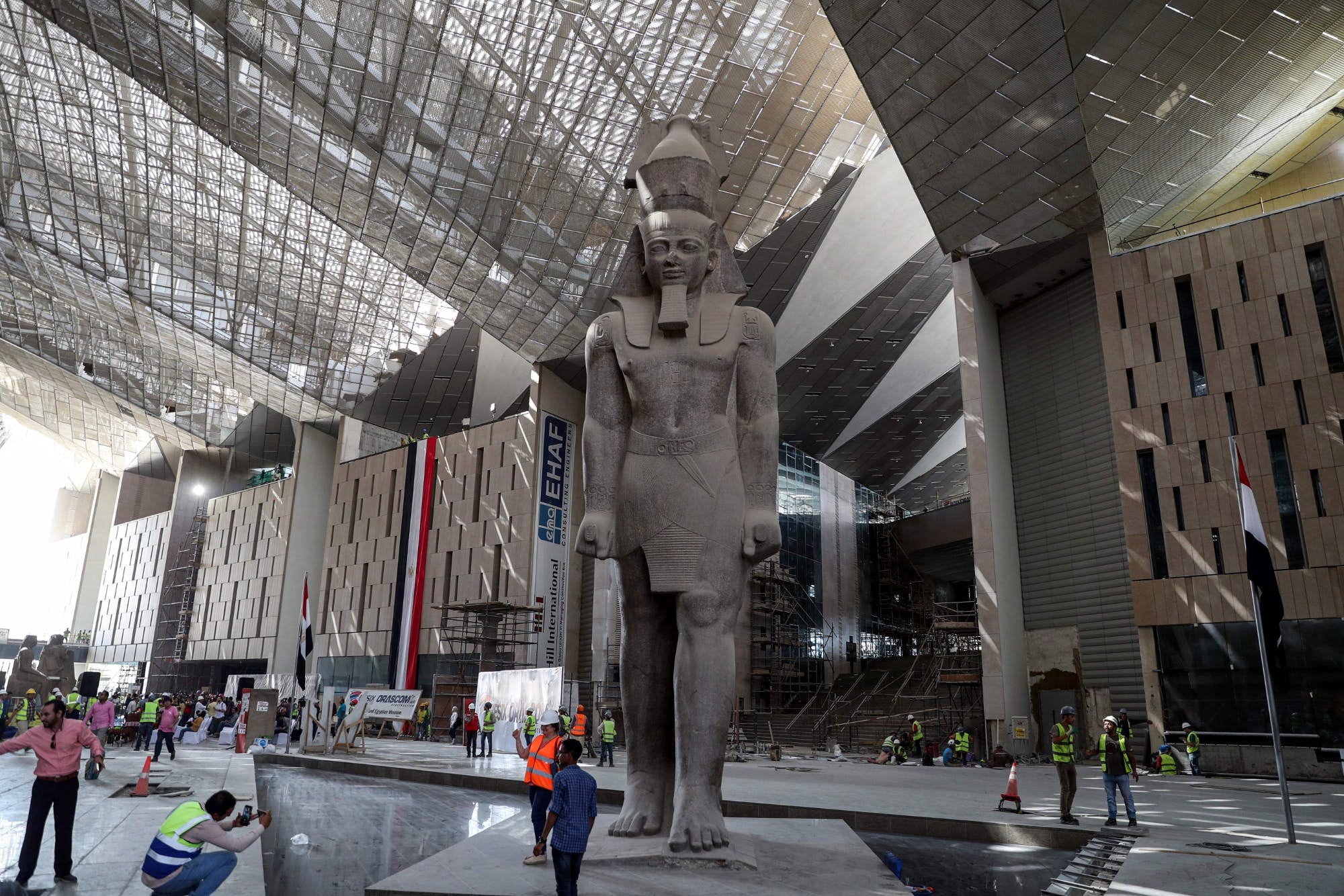 The untold story behind the Great Egyptian Museum’s grand guardian