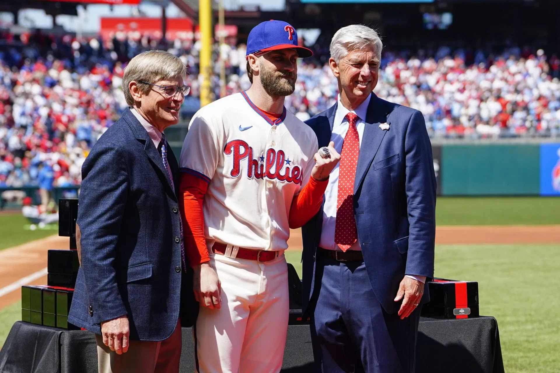 "Get the toddler his teddy"; "Dude is so full of s***" - Fans take a dig as Bryce Harper admits feeling 'hurt' over uncomfortable trade chatter
