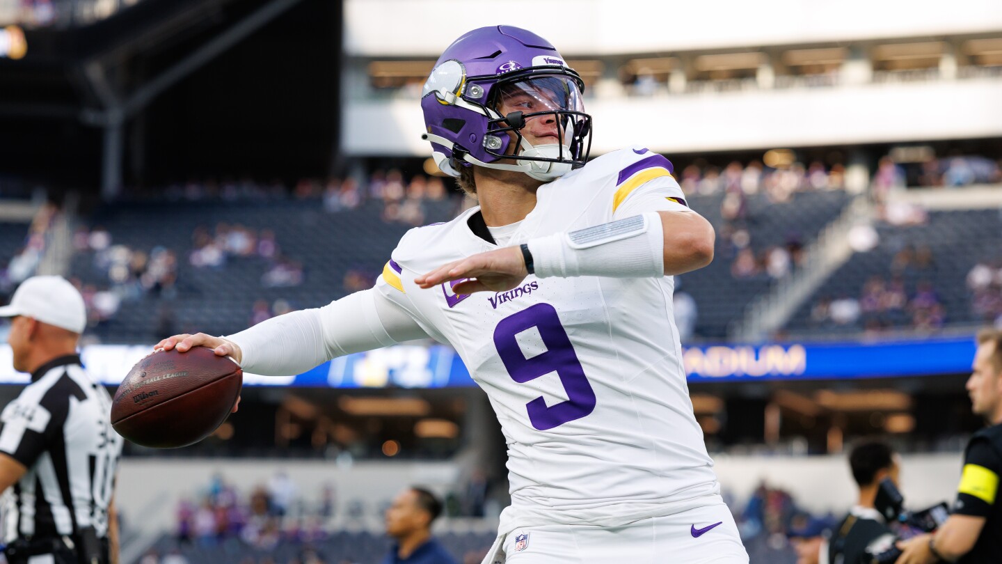 J.J. McCarthy set to have a full week of practice, start vs. Lions on Sunday