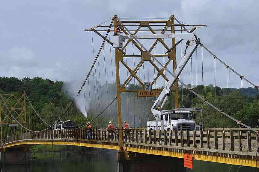 Little Golden Gate Bridge in Carroll County set to reopen Thursday after repairs completed