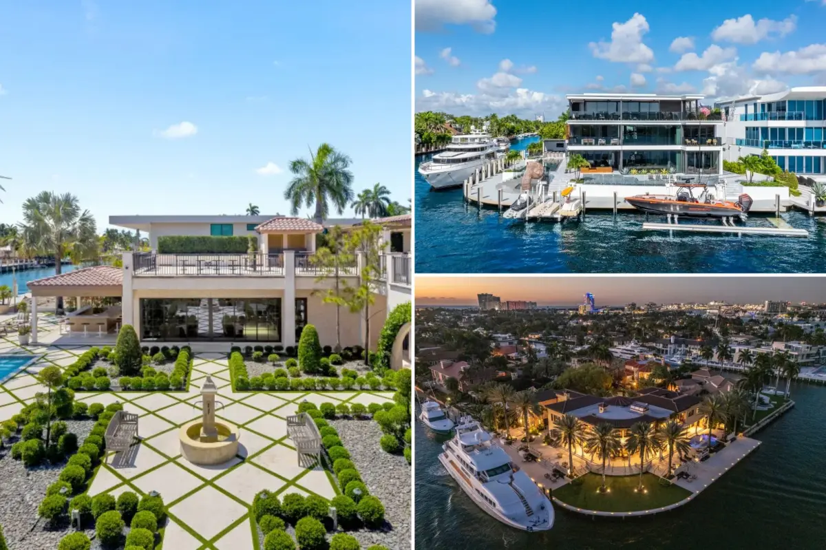 Inside Ft. Lauderdale's eight-figure waterfront mansions