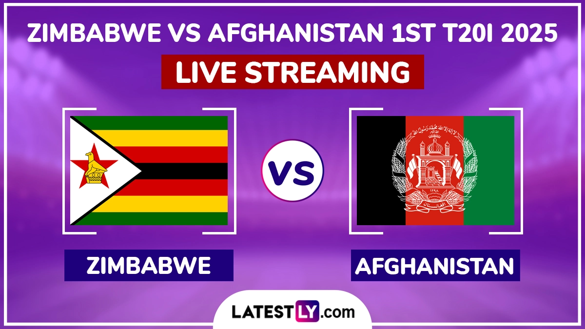Zimbabwe vs Afghanistan Free Live Streaming Online, 1st T20I 2025: How To Watch ZIM vs AFG Cricket Match Live Telecast on TV in India?