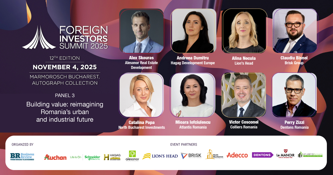 Foreign Investors Summit 2025 Panel | Building value: reimagining Romania’s urban and industrial future