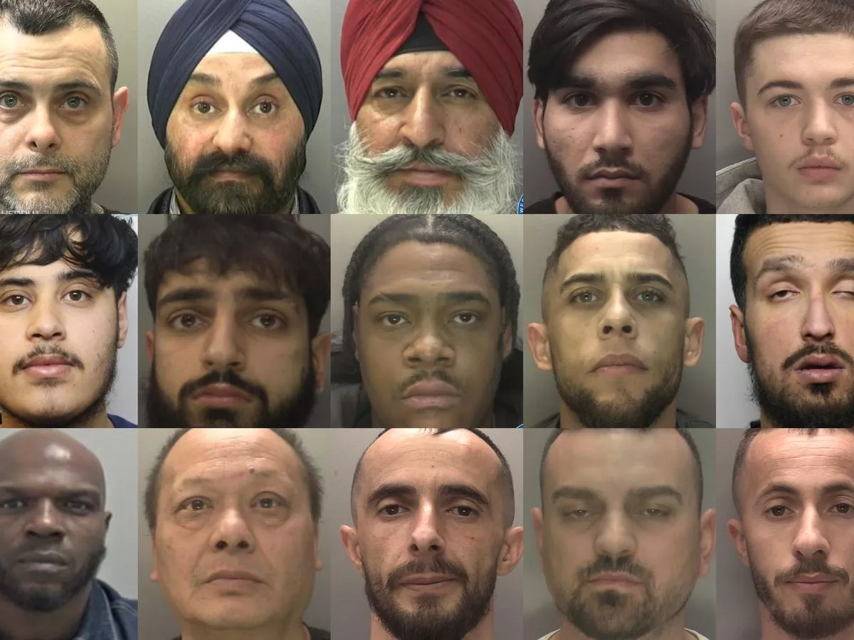 Birmingham criminals jailed in October 2025 including Broad Street thug teen