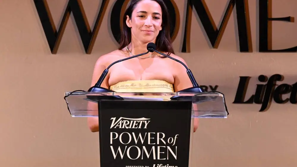 Aly Raisman Receives Variety Courage Award at Power of Women 2025