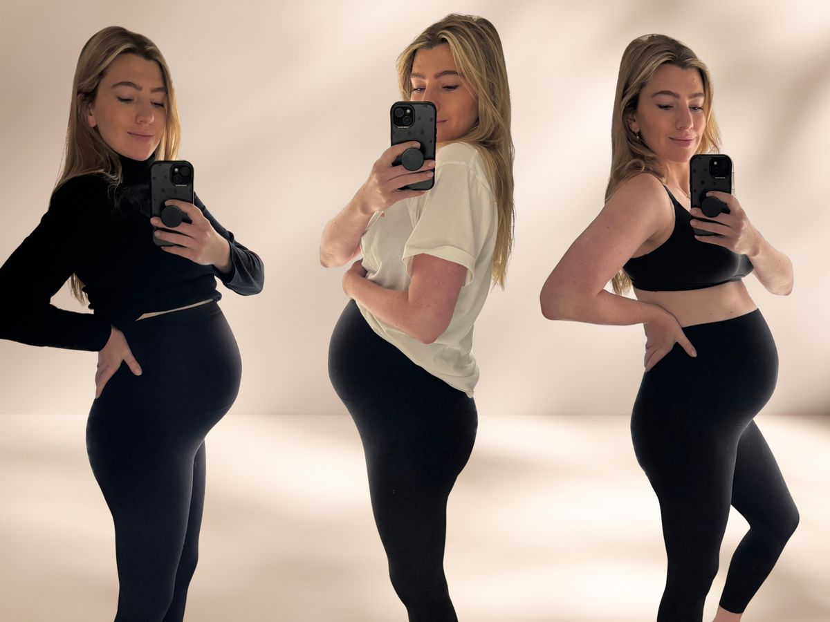 Best maternity leggings for winter tried and tested including M&S and Spanx