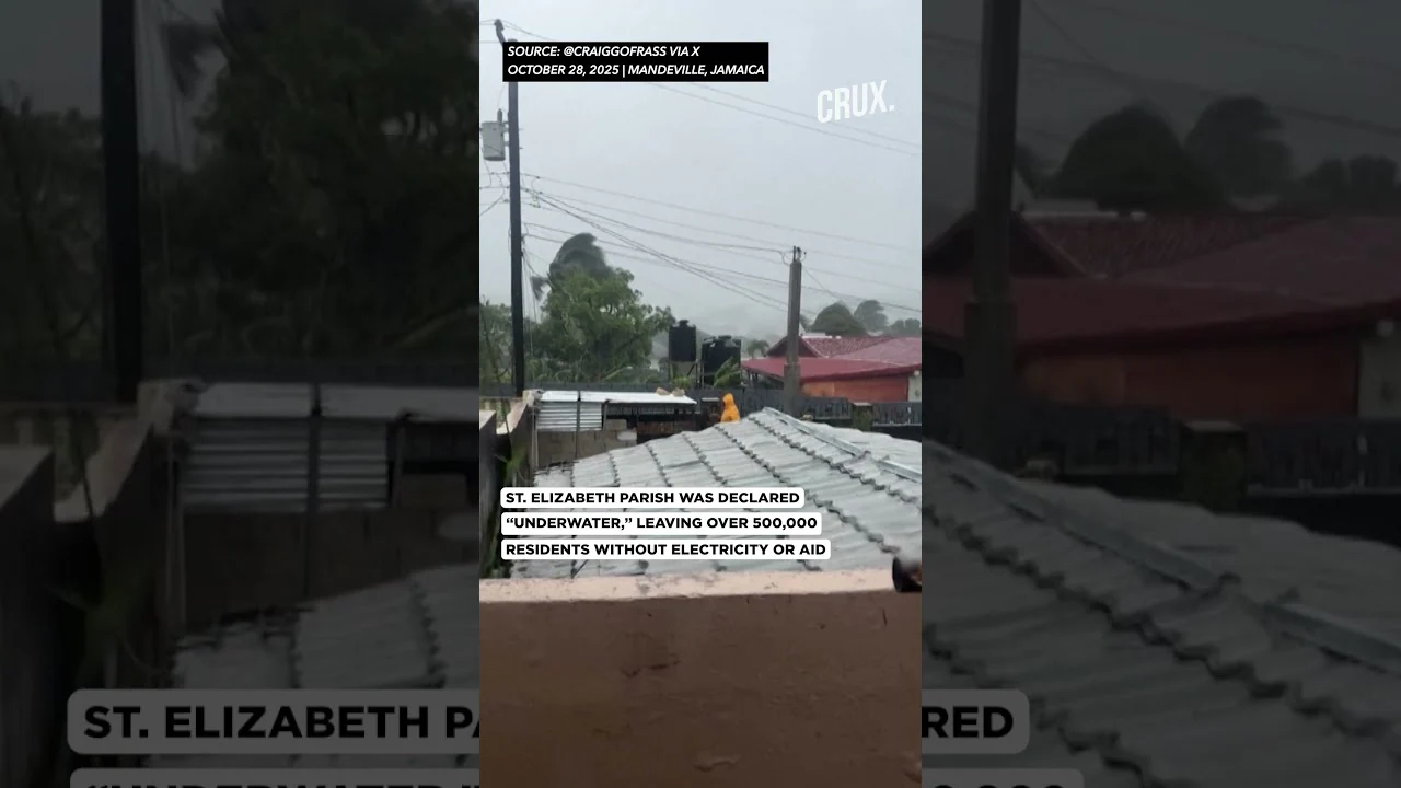 ‘Monster’ Hurricane Melissa Takes Aim At Cuba After Roaring Across Jamaica With 185 MPH Wind Speed