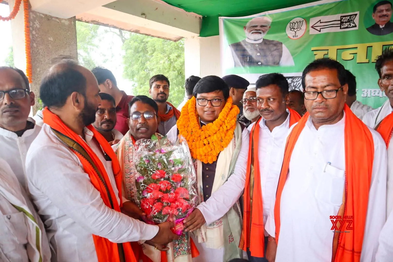Abhishek Kumar Campaigns in Begusarai #Gallery
