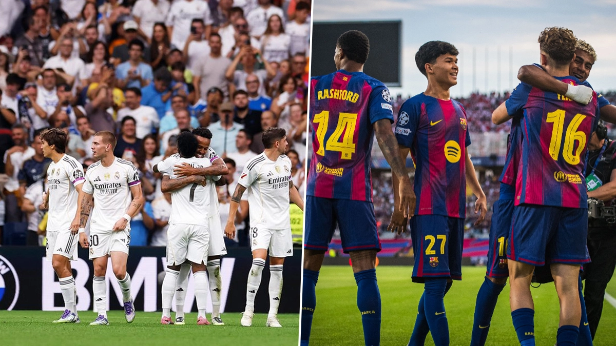 On Which Channel Real Madrid vs Barcelona El Clasico La Liga 2025-26 Live Telecast in India Will Be Available? How To Watch Spanish League Match Live Streaming Online?