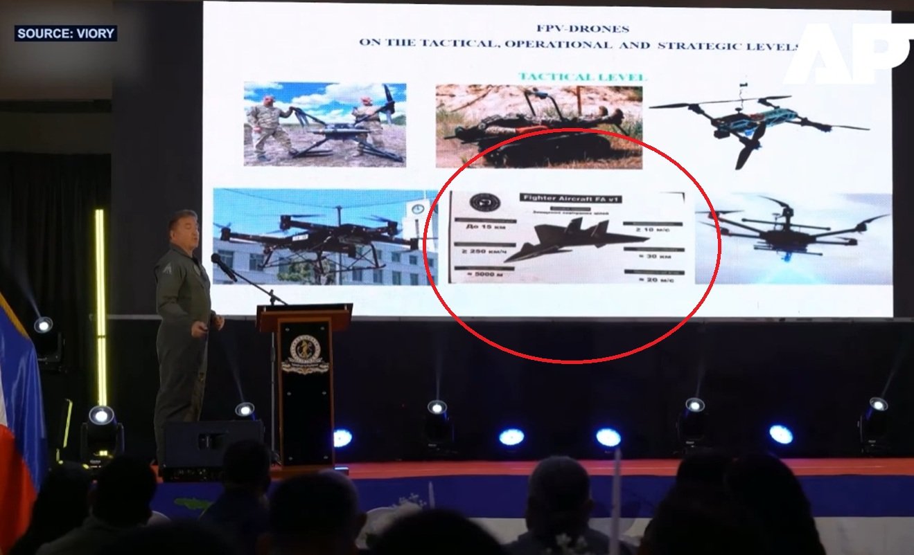 Ukraine showcases unmanned jet concept at Philippine summit