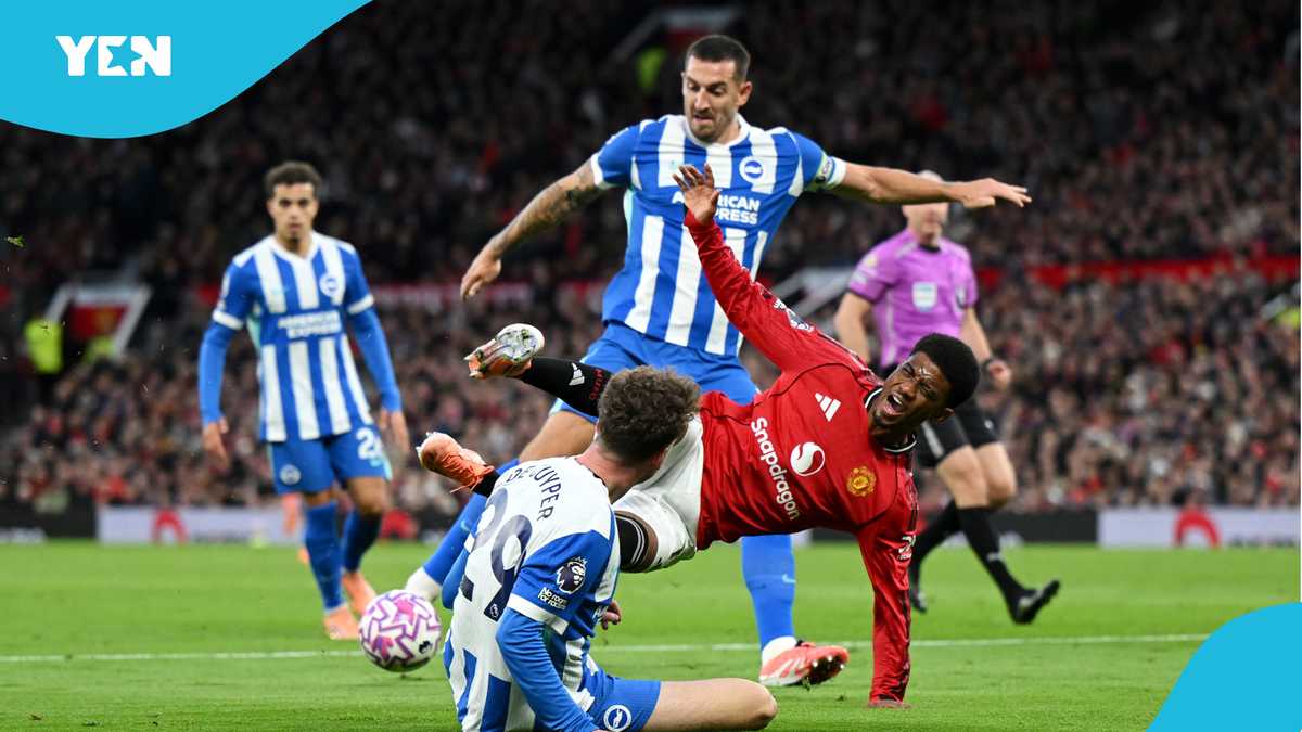 Man Utd were denied penalty vs Brighton despite 'clear contact' on Amad