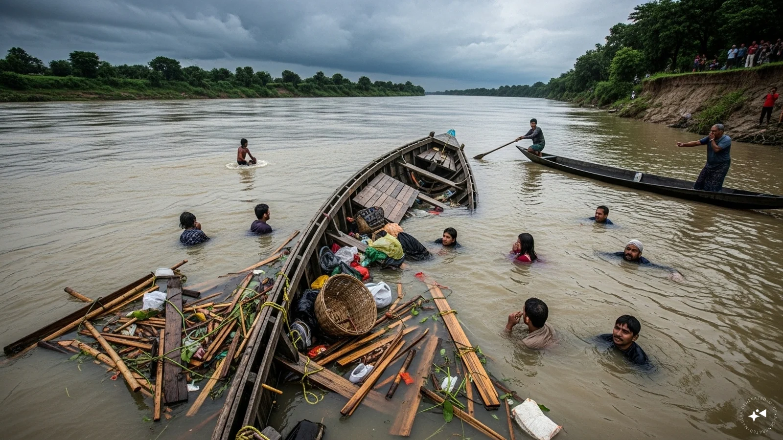 Boat Capsizes In UP’s Bahraich; 1 Dead, 8 Missing, 13 Injured