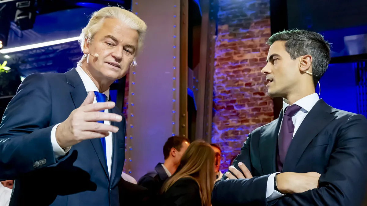 Rob Jetten’s liberals and Geert Wilders’ far right battle to win Dutch election