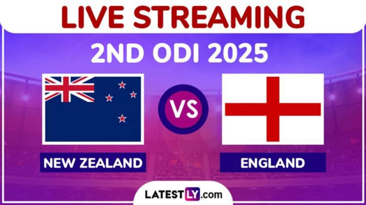 New Zealand vs England Free Live Streaming Online, 2nd ODI 2025: How To Watch NZ vs ENG Cricket Match Live Telecast on TV in India?