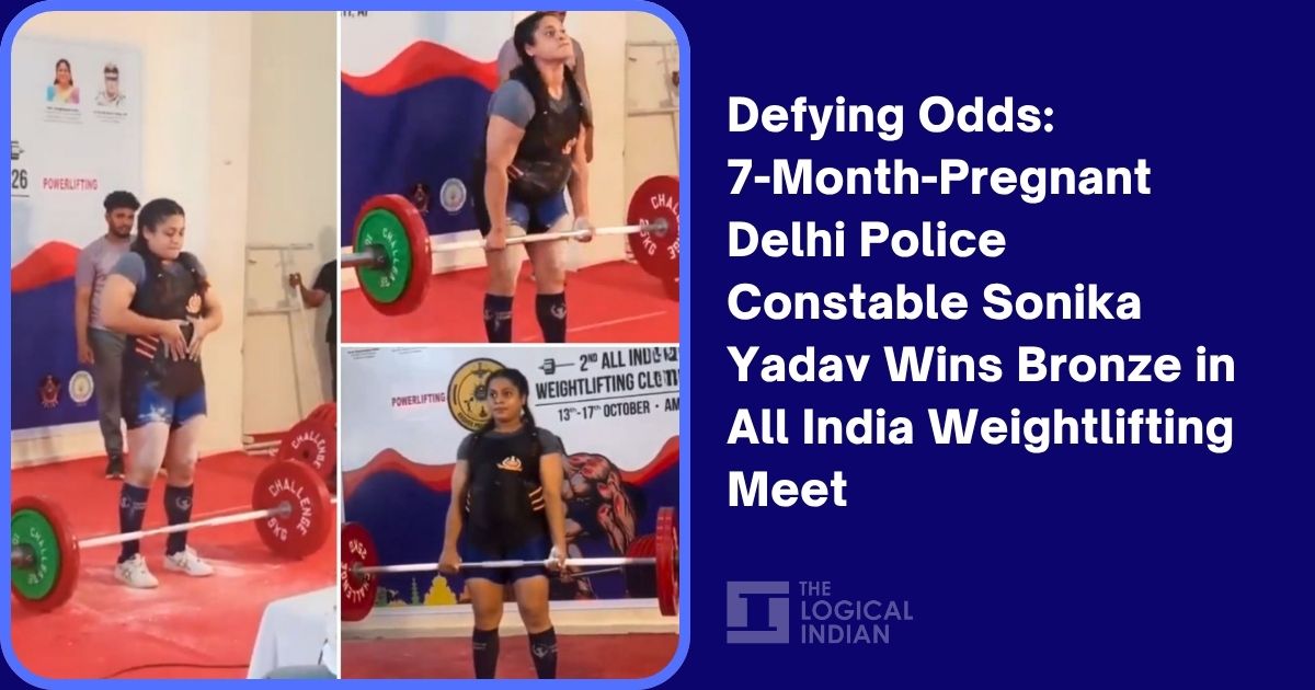 Defying Odds: 7-Month-Pregnant Delhi Police Constable Sonika Yadav Wins Bronze in All India Weightlifting Meet