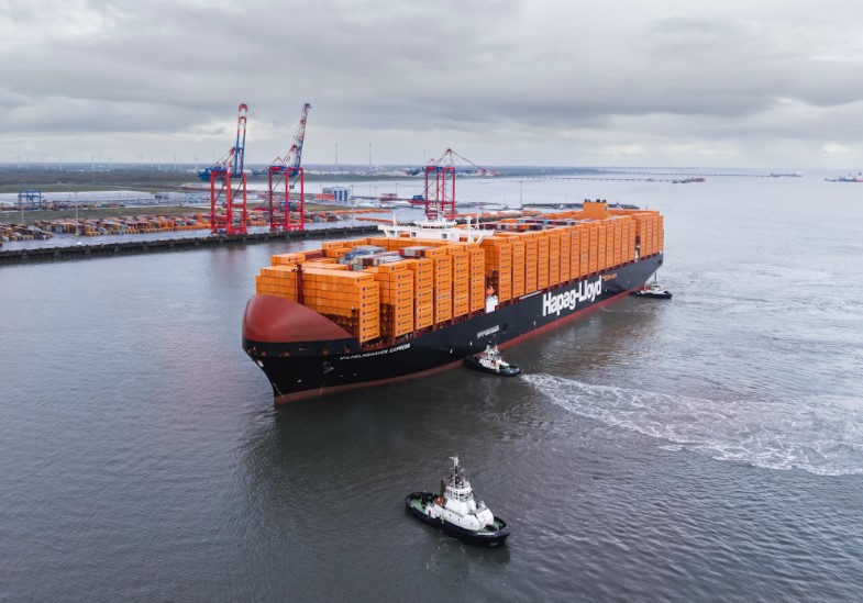 Hapag-Lloyd names final LNG dual-fuel Hamburg Express class newbuild