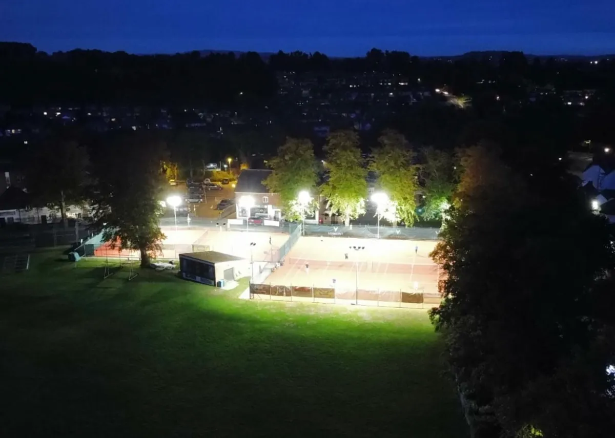 'This makes a huge difference': Wombourne Cricket, Tennis and Bowling Club gifted new £10,000 lights by local business