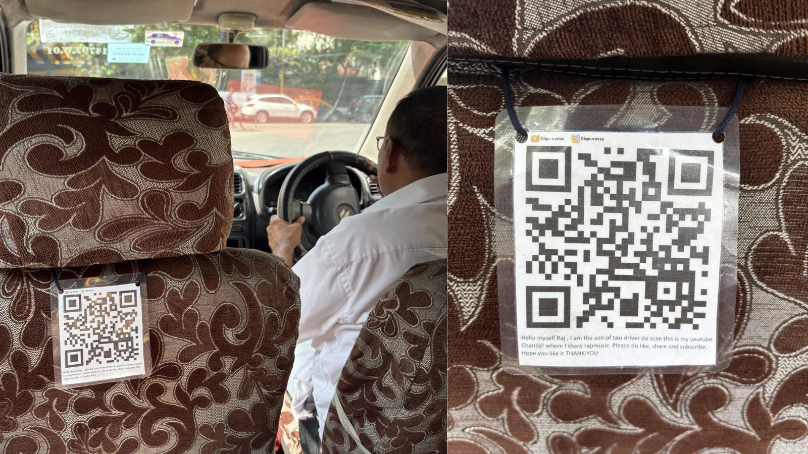 Mumbai Taxi Driver Puts Son’s YouTube Channel As QR Code For Views: ‘Creative Way To Promote Talent’