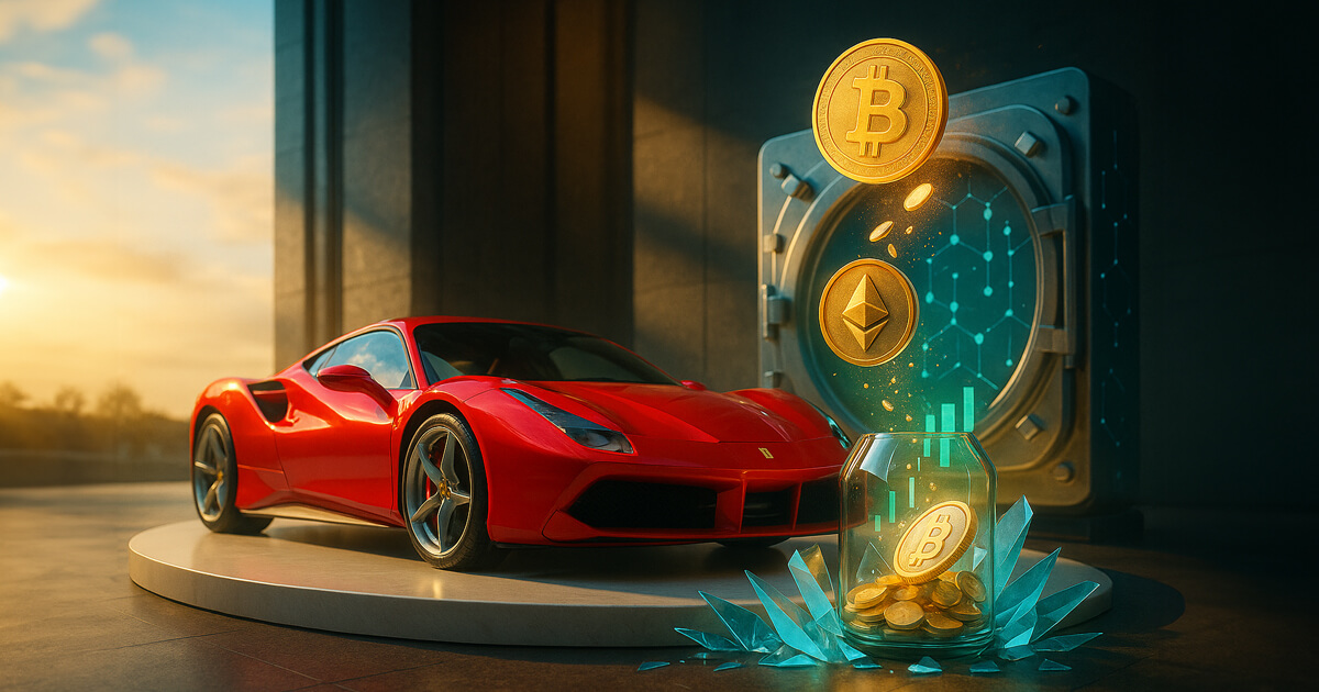 Will tokenized Ferraris pull real BTC and ETH flows?