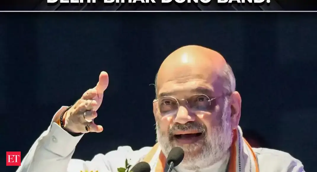 “No CM seat in Bihar, no PM seat in Delhi”: Amit Shah takes a dig at Tejashwi and Rahul