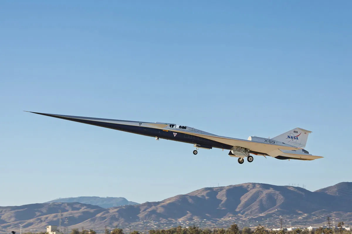 The Concorde’s comeback? NASA’s X-59 flies without the sonic boom