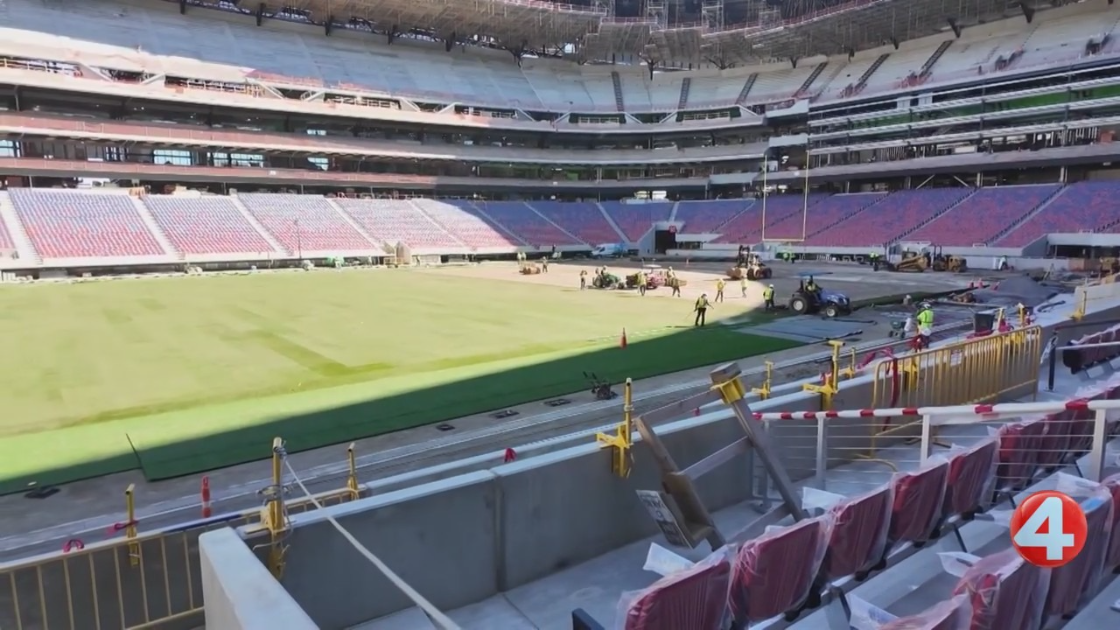 Companies work hard behind scenes of new Bills stadium field