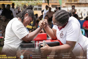 Ghana Armwrestling Federation storm Nsawam Prisons with Prison Battle championship