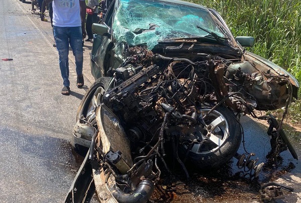 14 seriously injured in dawn collision on Kumasi-Accra highway