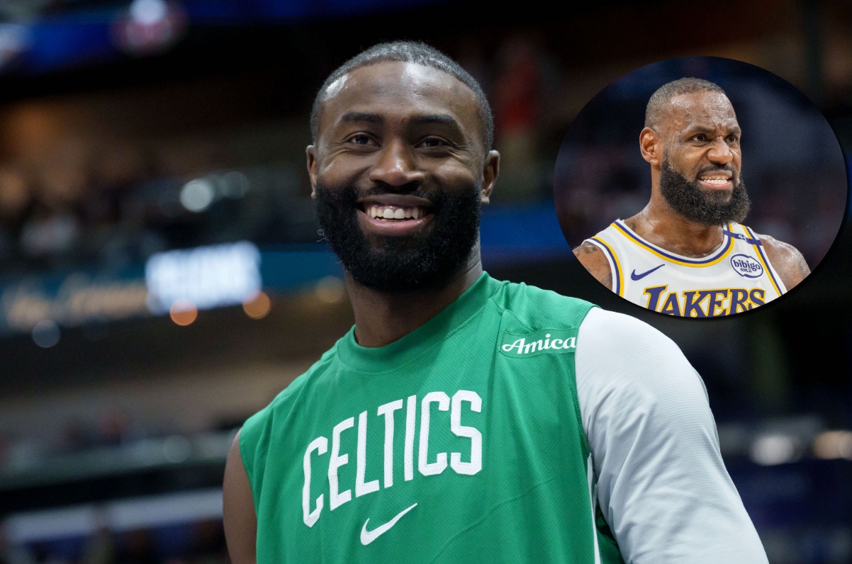 Jaylen Brown Calls Up LeBron James To Ask For Receding Hairline Advice In Epic Troll Job
