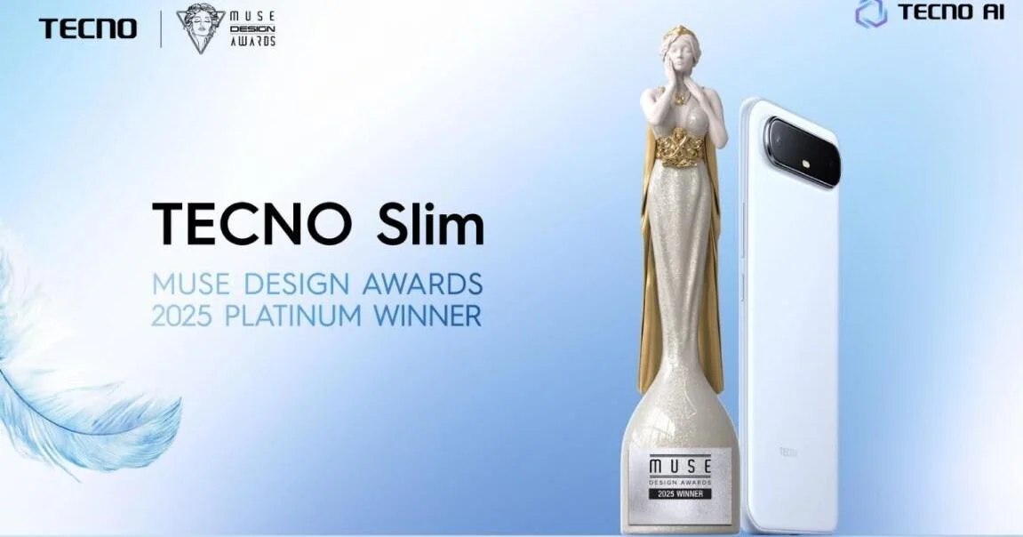TECNO Slim Claims Coveted MUSE Design Award with Revolutionary Ultra-Slim Innovation