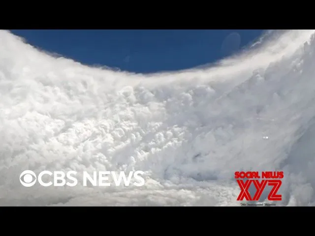 Hurricane Hunters capture video from inside Hurricane Melissa’s eye (Video)