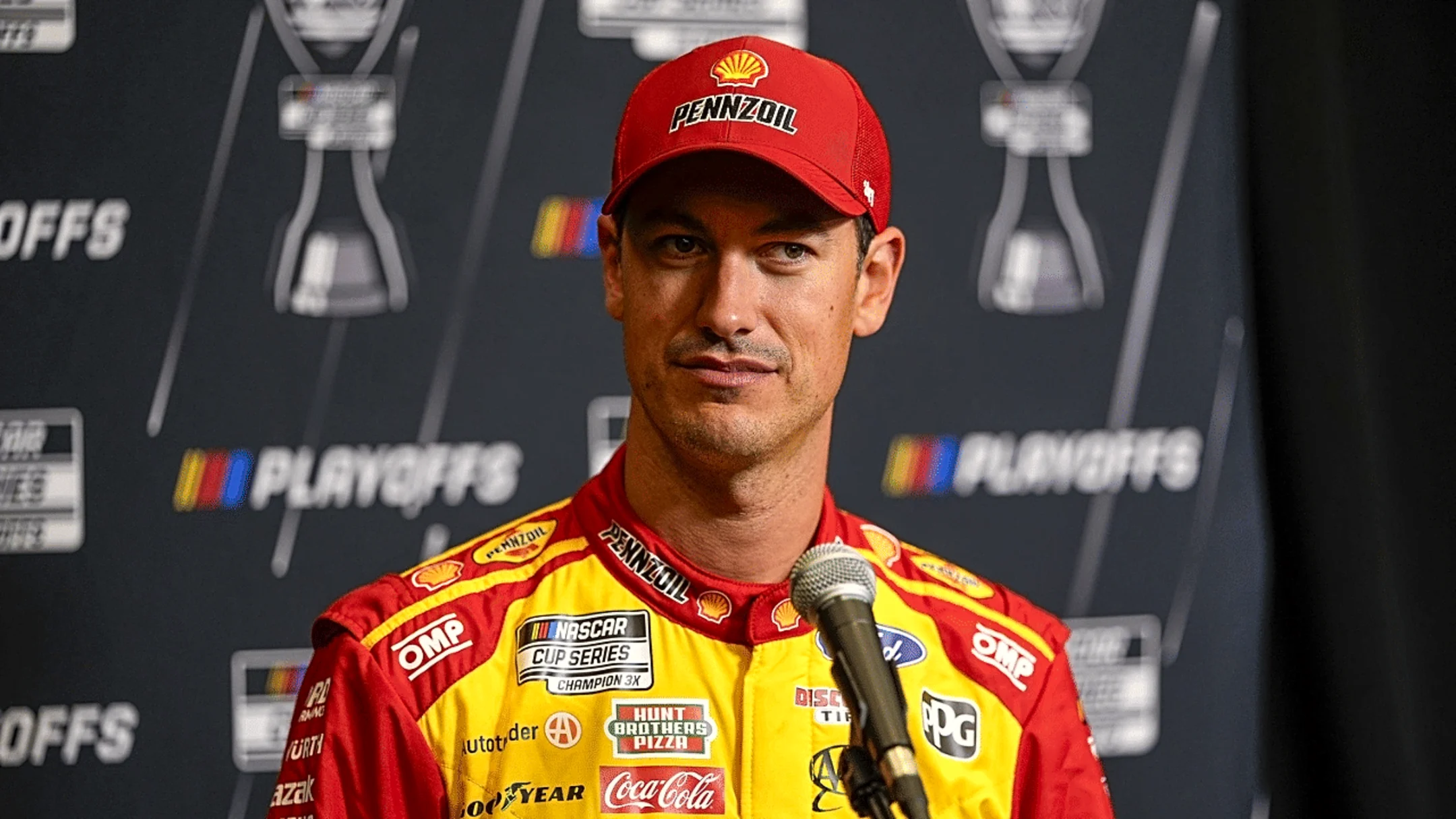 Joey Logano Blames Poor Regular Season for Current Playoff Predicament