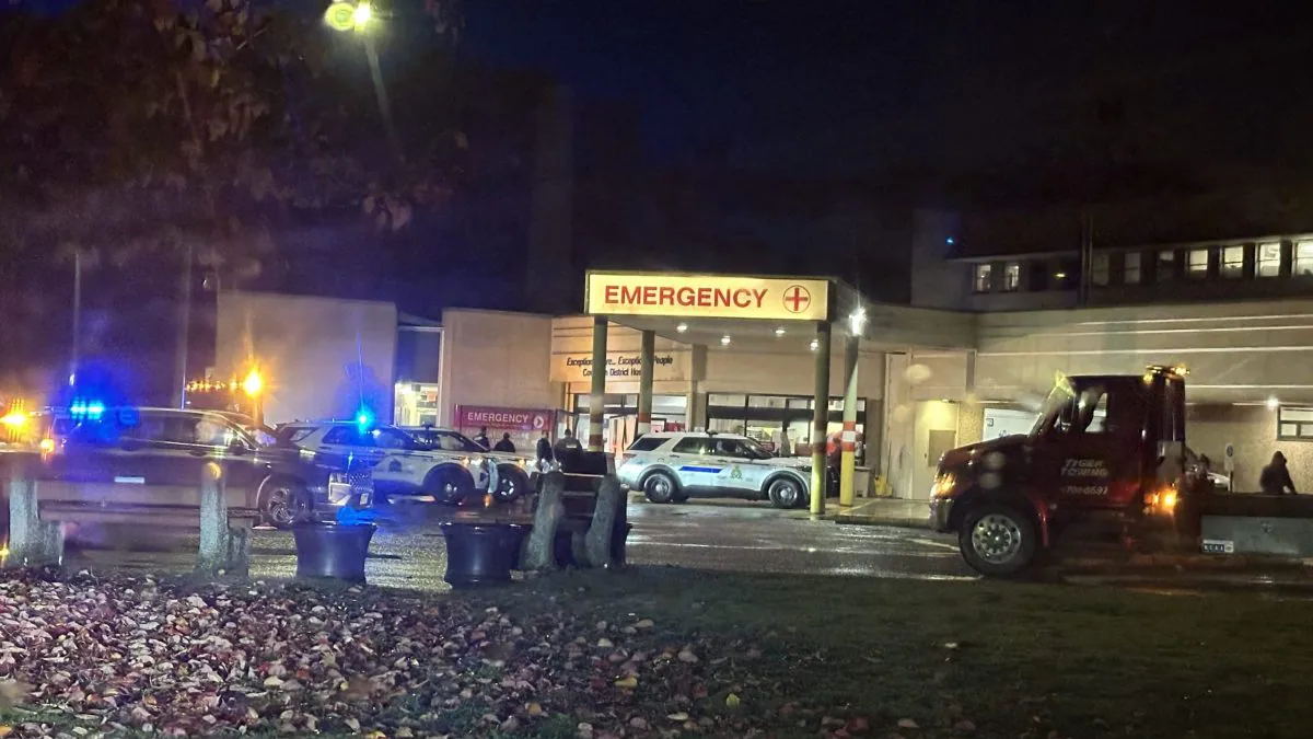 RCMP investigating after car crashes into Vancouver Island hospital