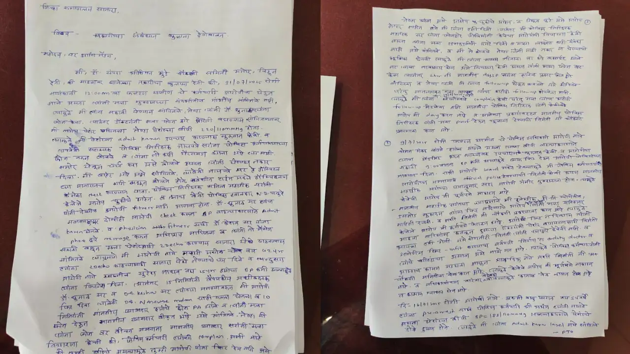 Satara Doctor ‘Loved’ Second Accused, Claims MP Pressured Her to Falsify Medical Reports