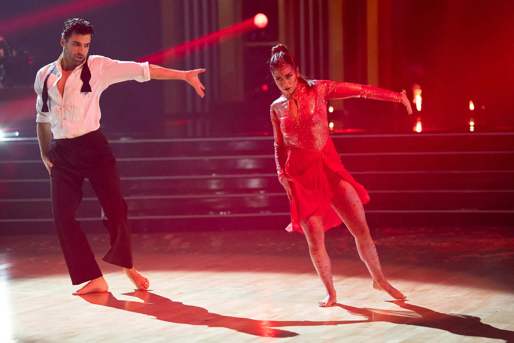 Taylor Swift’s Former Backup Dancer Gets Eliminated on ‘DWTS’ After Dancing to One of Her Songs
