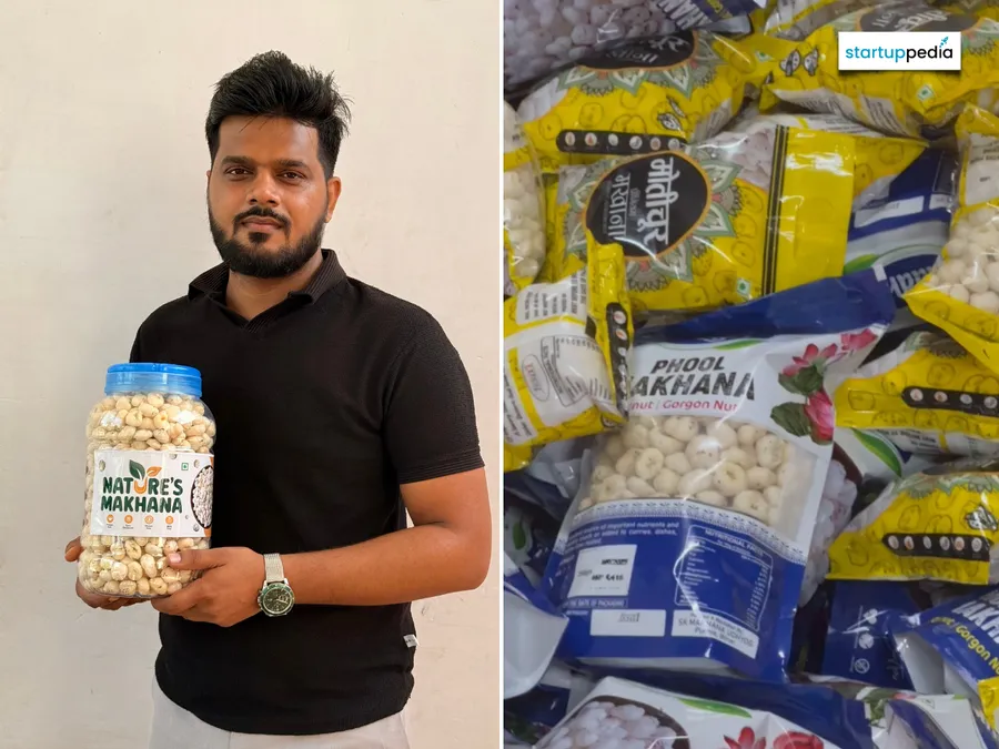 24-YO from Bihar turned his father’s small makhana biz into a Rs 3 Cr/month brand using Instagram reels – his dad still doesn’t know how!
